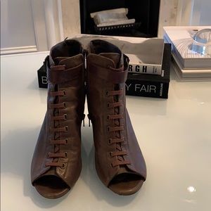 Cute faux leather wedges